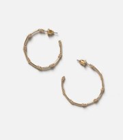 Freedom Jewellery Freedom Gold Knot Hoop Earrings